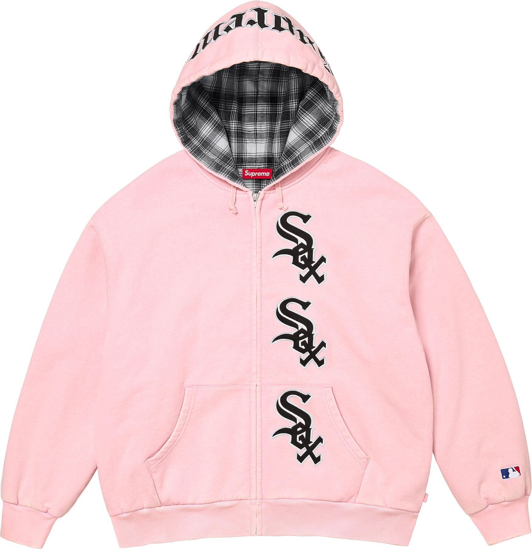 Supreme®/Chicago White Sox™ Zip Up Hooded Sweatshirt view 10